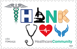 USPS, Health Care Forever Stamps, 2024