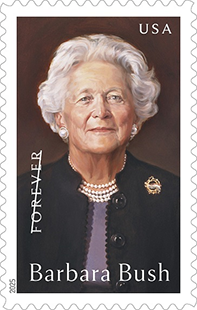 Barbara Bush stamp