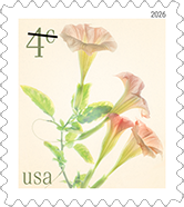 USPS - 4 Cent Angels Trumpets Stamp, 2026