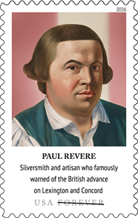 Figures of the American Revolution Forever Stamp, 2026